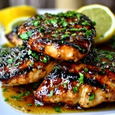 Delicious Key West grilled chicken served with tropical sides