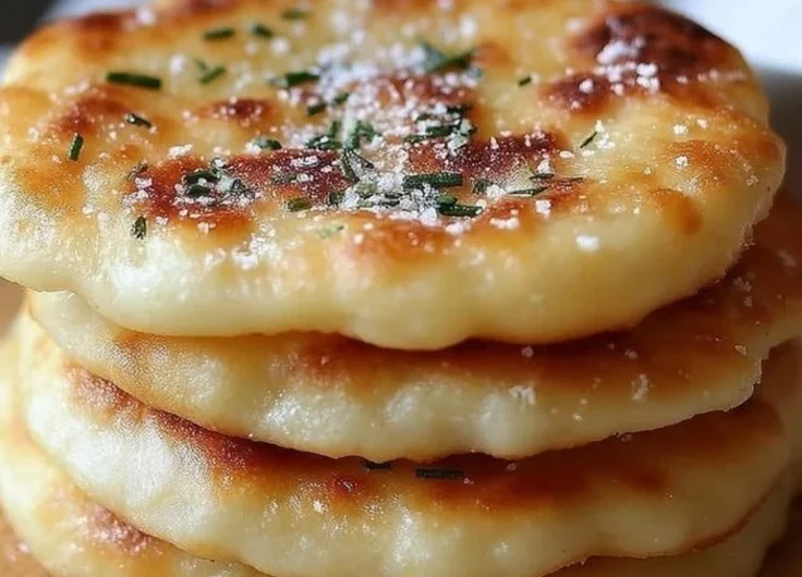 Delicious gluten-free fry bread served on a rustic wooden table