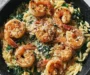 One Pan Parmesan Orzo with Shrimp
