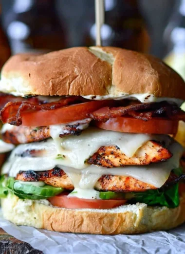 Tequila Lime Chicken Sandwich with fresh ingredients and vibrant flavors