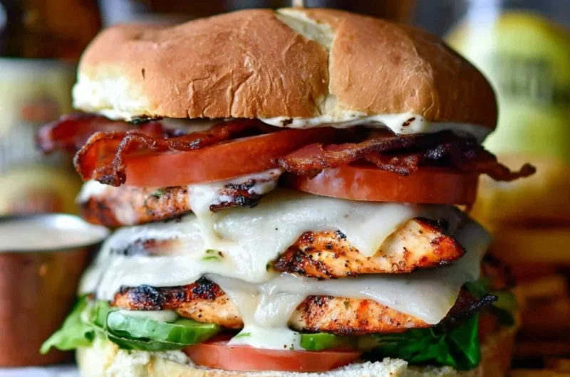 Tequila Lime Chicken Sandwich with fresh ingredients and vibrant flavors