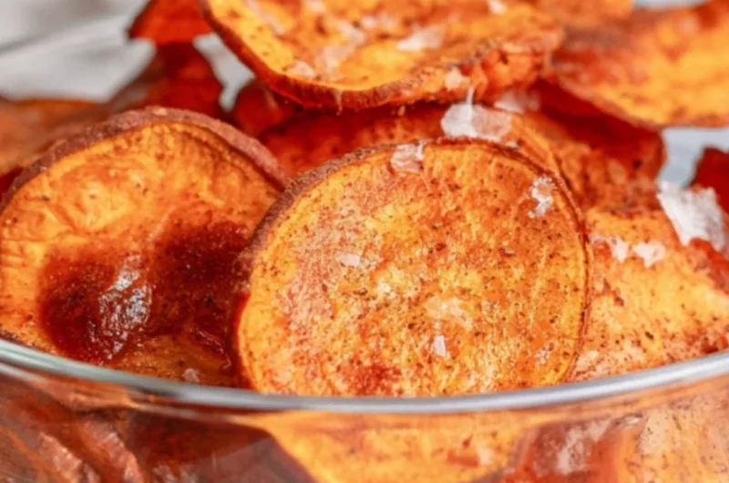 Air fryer sweet potato chips - Crispy and healthy homemade snack