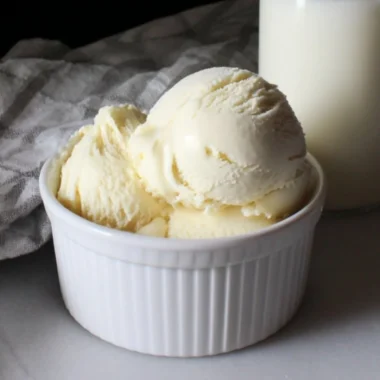 Delicious Cold Stone Sweet Cream Ice Cream served in a waffle bowl