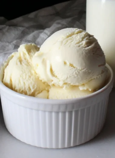 Delicious Cold Stone Sweet Cream Ice Cream served in a waffle bowl