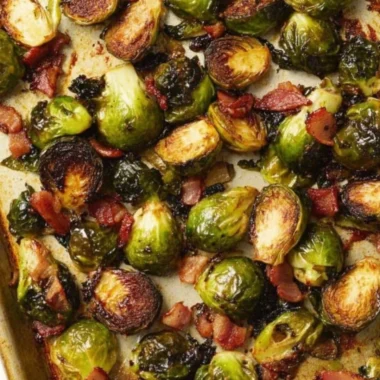 Delicious Brussels sprouts dish inspired by Ina Garten's cooking.