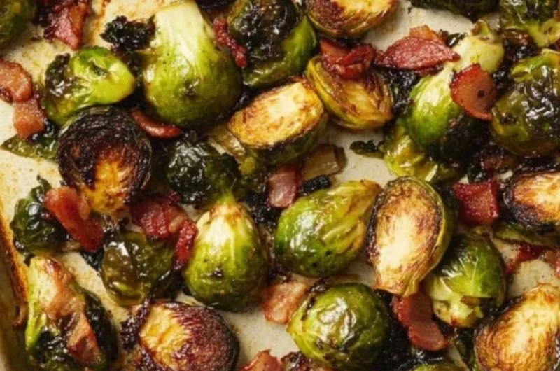 Delicious Brussels sprouts dish inspired by Ina Garten's cooking.
