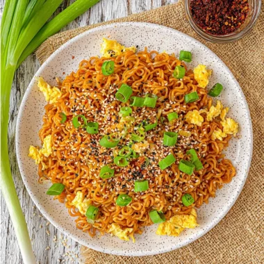 Delicious Tik Tok Ramen recipe with colorful ingredients and noodles in a bowl