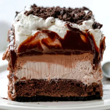 Delicious chocolate mud bars topped with chocolate frosting
