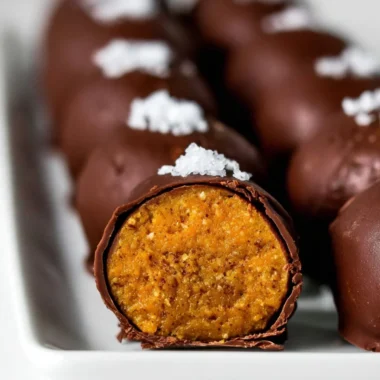 Delicious healthy pumpkin truffles made with nutritious ingredients.
